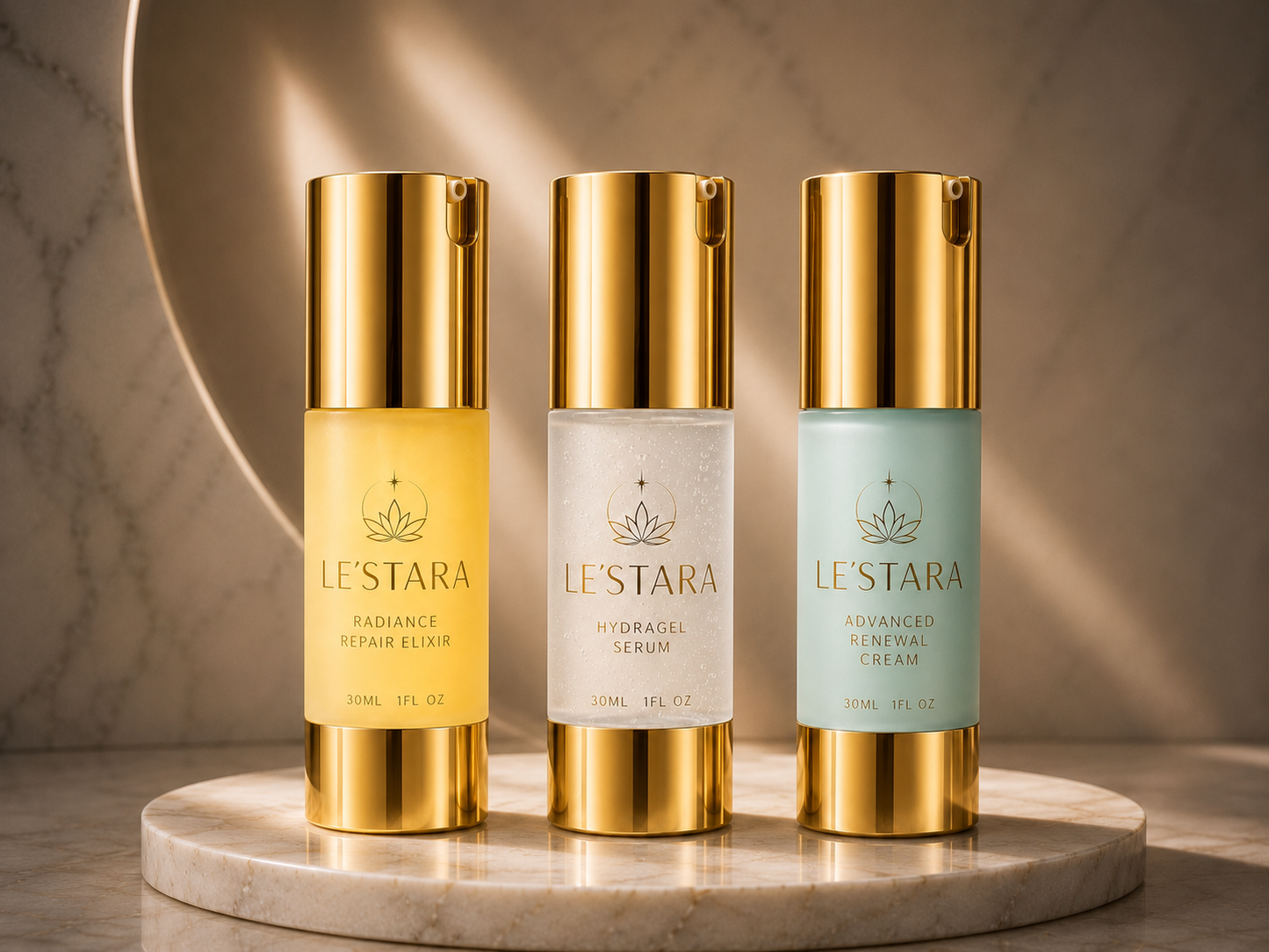 Le'Stara Trio Serum Set
